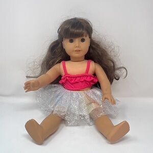 American Girl Doll Beforever Samantha Parkington 2017 Pink Top Sparkle Skirt